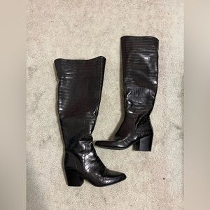 Knee High Black Boots